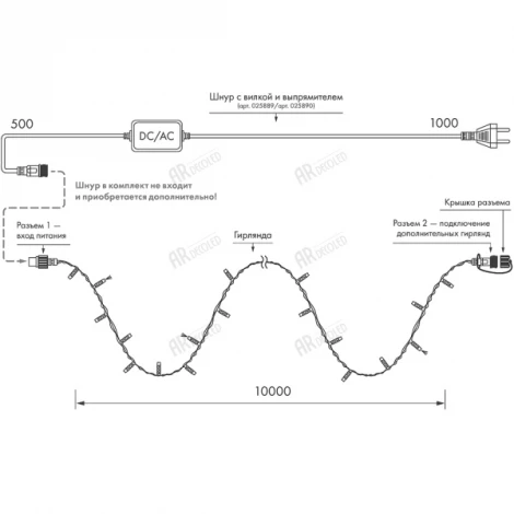 Гирлянда Ardecoled ARD-STRING-PRO 025857
