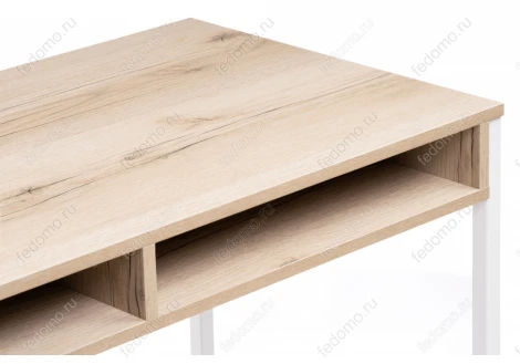 Письменный стол Notta Леон Лофт дуб делано светлый / белый матовый 489681