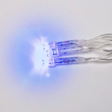 Бахрома светодиодная. 1.8м. 48 светодиодов Синий свет ULD-B1805-048/DTA BLUE IP20 Uniel