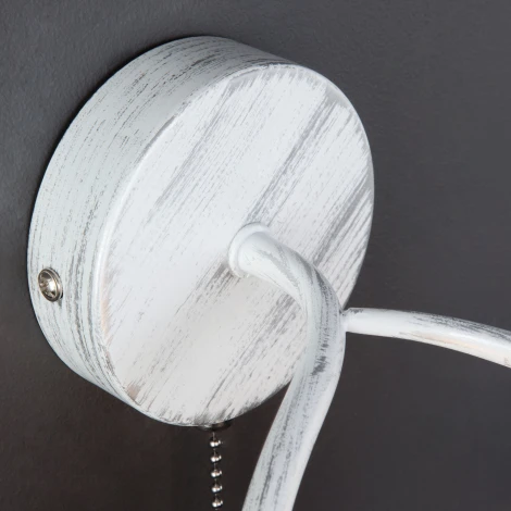 Бра Eurosvet Camomile 70089/1 белый с серебром