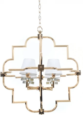 Подвесная люстра Lumina Deco Baltimore LDP 8020-4 GD+WT