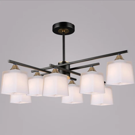 Потолочная люстра на штанге Reluce 06668-0.3-08 BK+COP (220V)