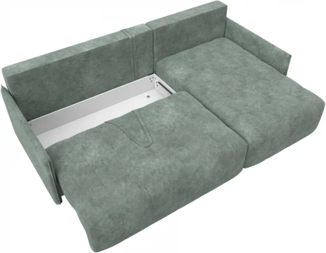 Диван угловой Лига-054 НПБ угол универсальный Лига Диванов (Велюр) арт.129052