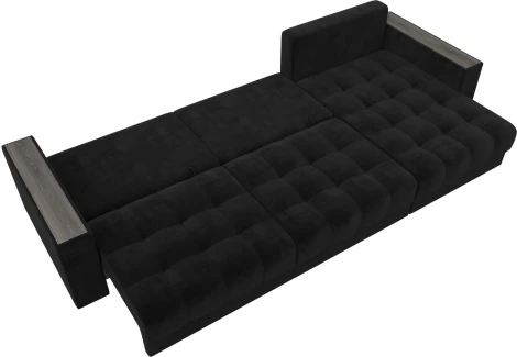 Диван угловой с декором Лига-049 НПБ Лонг Лига Диванов (Велюр) арт.128299