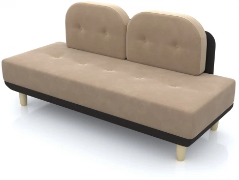 Диван Arsko Торли бежевый велюр