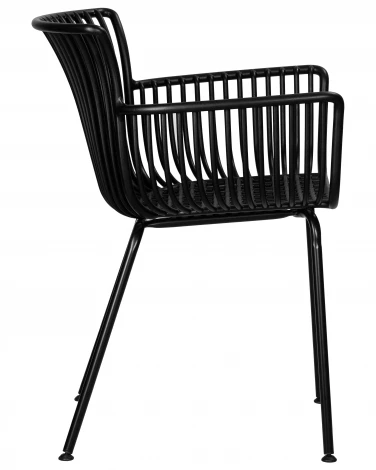 Набор 4 шт Стул обеденный DOBRIN ROSS (черный (B-03) без подушки)