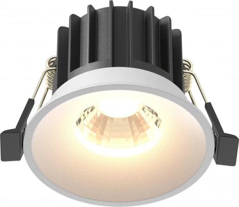 Встраиваемый светильник Maytoni Round DL058-12W3K-W (LED, 220V, круглые)