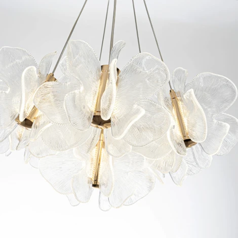 Подвесная люстра светодиодная Modelux ML.6222.650 CP