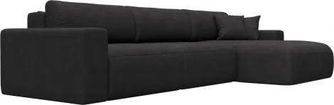 Диван угловой Лига-036 НПБ Классик Лонг правый угол Лига Диванов (Замша) арт.127800