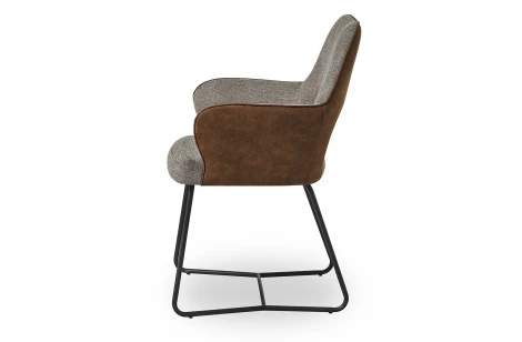 Стул DC2346R серый JHL275/коричневый ESF 5713