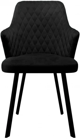 Стул DikLine 345 K21 черный, ножки черные арт.00-00076160