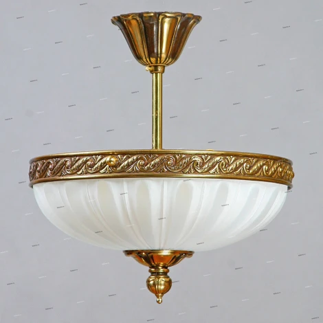 Люстра потолочная Ambiente by Brizzi Navarra, 3 лампы, бронза с белым