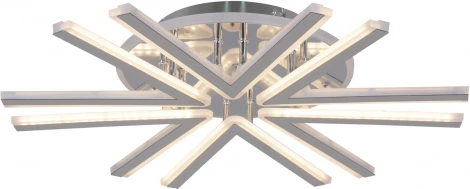 Потолочная люстра светодиодная на штанге с пультом Reluce 09824-3.3-06C CR (RGB) (220V)