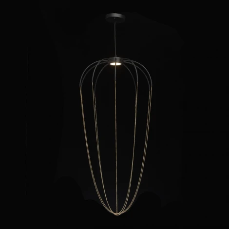 Подвесная люстра DeMarkt Стелла 412010701 (LED, 220V, на проводе, круглые, клетка)