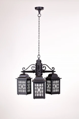 Уличный светильник подвесной Oasis Light LONDON S 64870S/3 Bl (220V, на цепи, IP44)