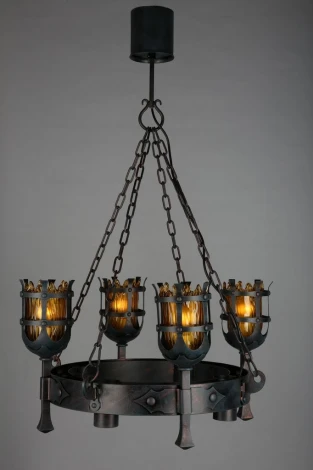 Подвесная люстра Aployt Simona APL.500.03.08 (220V, на цепи, под старину, факел)