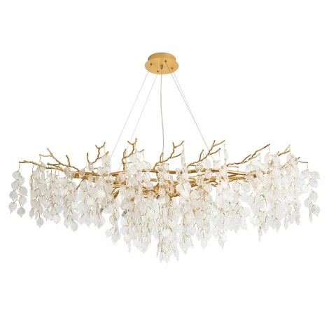 Подвесная люстра хрустальная Modelux MODESTYLE MS.2109.1200 GD