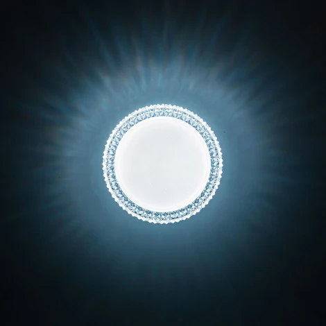 Настенно-потолочный светильник Citilux Альпина CL71812 (регулировка яркости, LED, 220V, диммер, круглые, звездное небо)