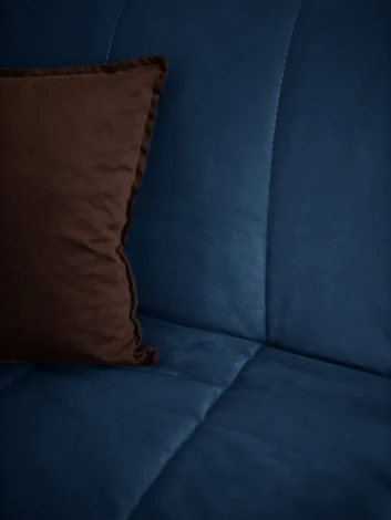 ВЕНЕЦИЯ Кровать-диван прямой синий, 140 D1 furniture арт.AAA41371008