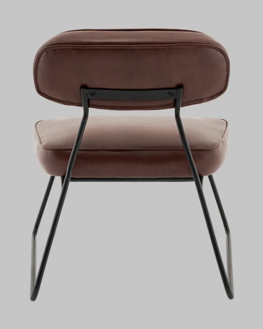 Кресло Kate new ткань экокожа бордово-коричневый Stool Group арт.УТ000041268