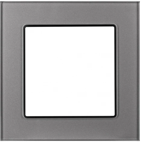 Рамка стеклянная FRM-GLARE-GS-1-GR (Arlight) 043788