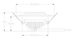 Встраиваемый точечный светильник Deko-Light Saturn 565203