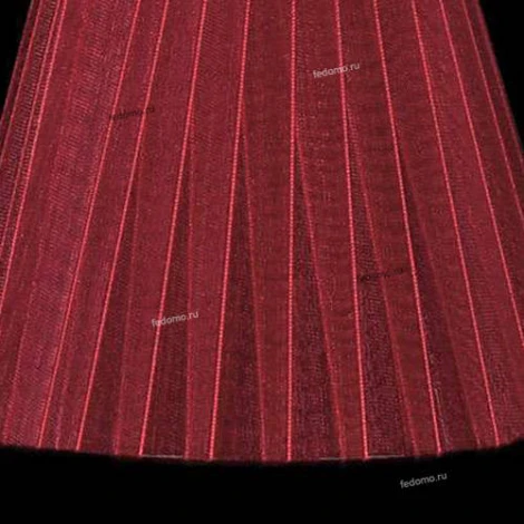 Абажур Eurosvet Мишель, бордовый