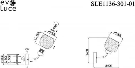 Бра Tratti SLE1136-301-01 Evoluce