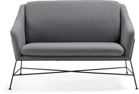 Диван уличный La Forma (ex Julia Grup) Brida (Графит,Черный,Серый/ Металл,Пена,Фанера,Сталь)