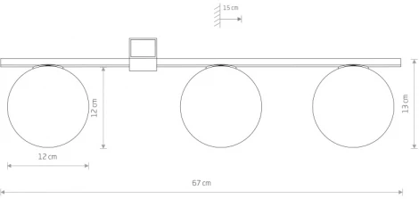 Потолочный светильник круглый Nowodvorski Pik 10301 (220V, шар)