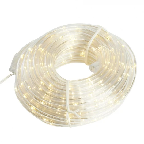 Светодиодная гирлянда линейная Мини Дюралайт 2700К с контроллером 15м c питанием от сети 220V Feron CL587 51460