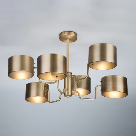 Потолочная люстра Wi-Fi Bogate's Pallada 293/6 (220V, управление смартфоном, голосовое управление, умный дом - Minimir Home, Алиса, Маруся, Салют)