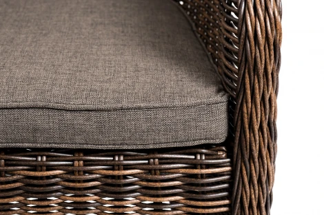 Лаунж-зона из искусственного ротанга, цвет коричневый 4SIS Равенна RS2C2T-4-SET brown