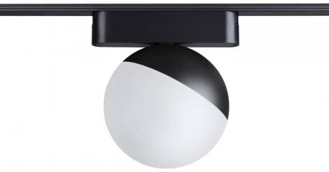 Трековый светильник Novotech Smal 359262 SHINO черный для низковольтного шинопровода IP20 LED 10W 48V 800Лм 3000К (шар)