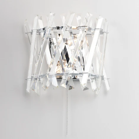 Настенный светильник Ингвар CL334421 Citilux (220V, хрусталь, выключатель)