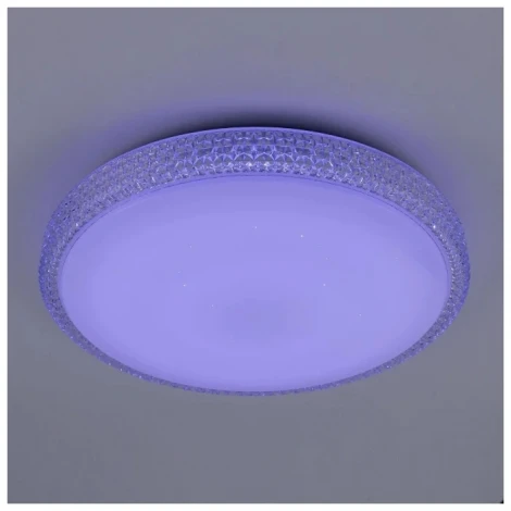 Потолочная люстра RGB Citilux Альпина CL718A80G (LED, 220V, пульт управления, управление смартфоном, голосовое управление, умный дом - Алиса, Маруся, Сири, круглые)
