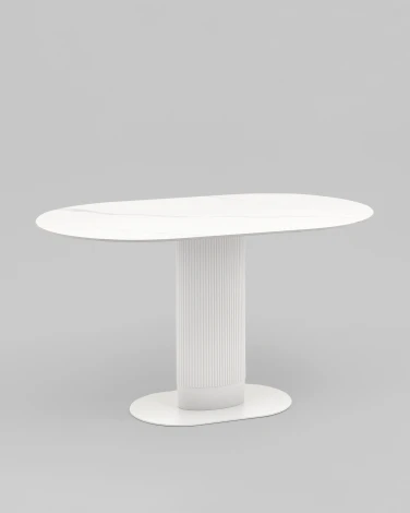 Стол обеденный Stool Group Mystery 130х80 см белый керамика арт.УТ000040809