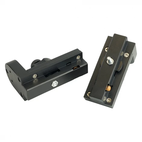 Коннектор (адаптер для установки Т8 лампы цоколь G13) для шинопровода черный Feron LD1016 51038