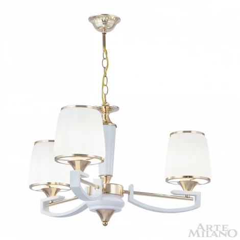 Подвесная люстра Arte Milano Florentia-2457 302457/3 Wh/Gd (220V, на цепи)