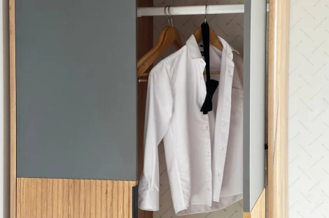 Комплект детской мебели Адам К1 Mebelson (ЛДСП,ПВХ,МДФ,Металл/Дуб крафт золотой,Графит) арт.ДК1Адам.2961