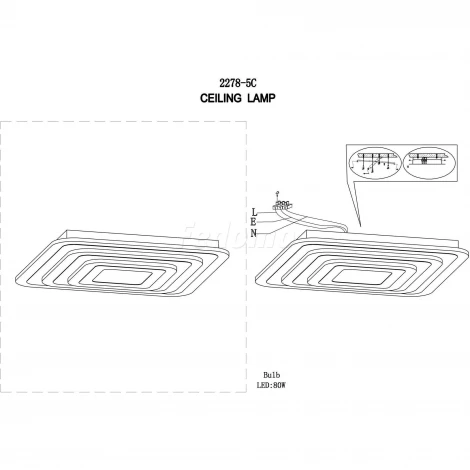 Потолочный светильник F-Promo Ledolution 2278-5C
