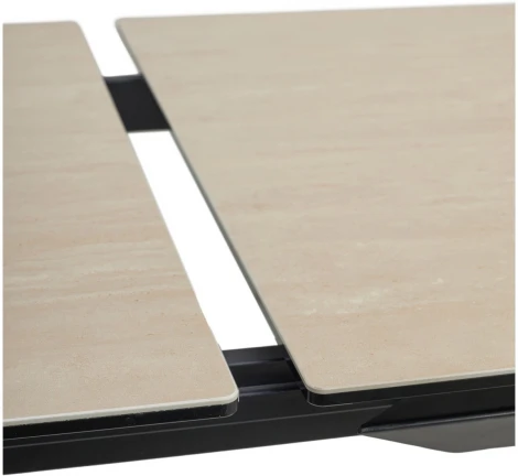 Стол CREMONA 180 TL-142, испанская керамика / черный каркас, ®DISAUR