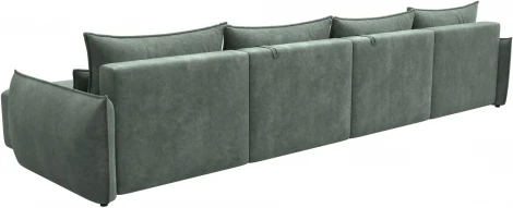 Диван П-образный Лига-051 НПБ Лонг Лига Диванов (Велюр) арт.128736