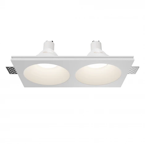 Встраиваемый светильник Maytoni Technical Gyps Modern DL129-GU10-02-W