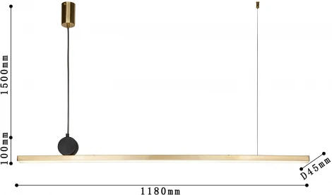 Подвесной светильник Firmato 4061-2P (LED, 220V, на тросе)