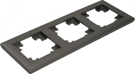 Рамка на 3 поста (графит) Stekker Катрин 39809