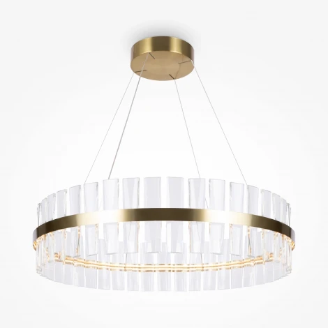 Подвесной светильник Maytoni Mirage MOD173PL-L60BS3K (LED, 220V, хрусталь, на тросе, круглые)