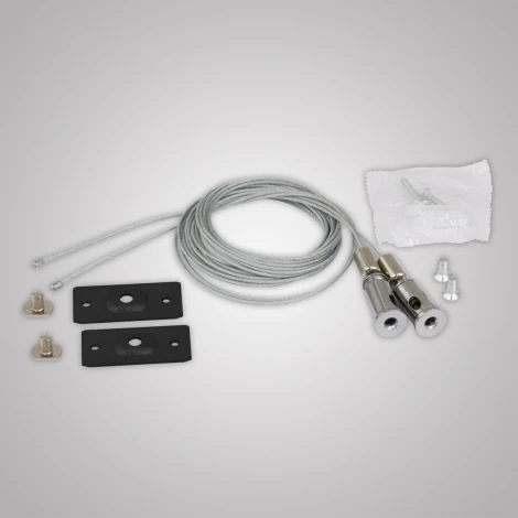 Подвесной трос для накладного шинопровода черный AM Group AM549 BK