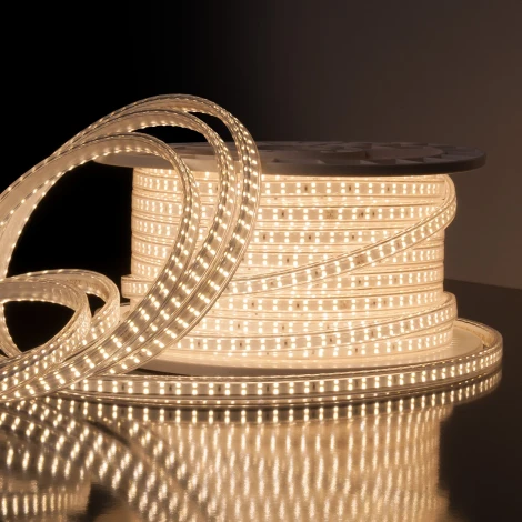 Светодиодная лента Elektrostandard Premium 220V 18W 180Led 2835 двухрядная IP65 дневной белый, 50 м