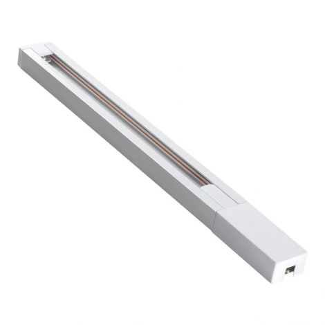 Однофазный шинопровод накладной Novotech Base 135297 белый двухжильный с токопроводом и заглушкой 3м IP20 220V